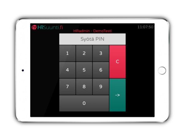 Sähköinen ilmoitustaulu HRAdmin